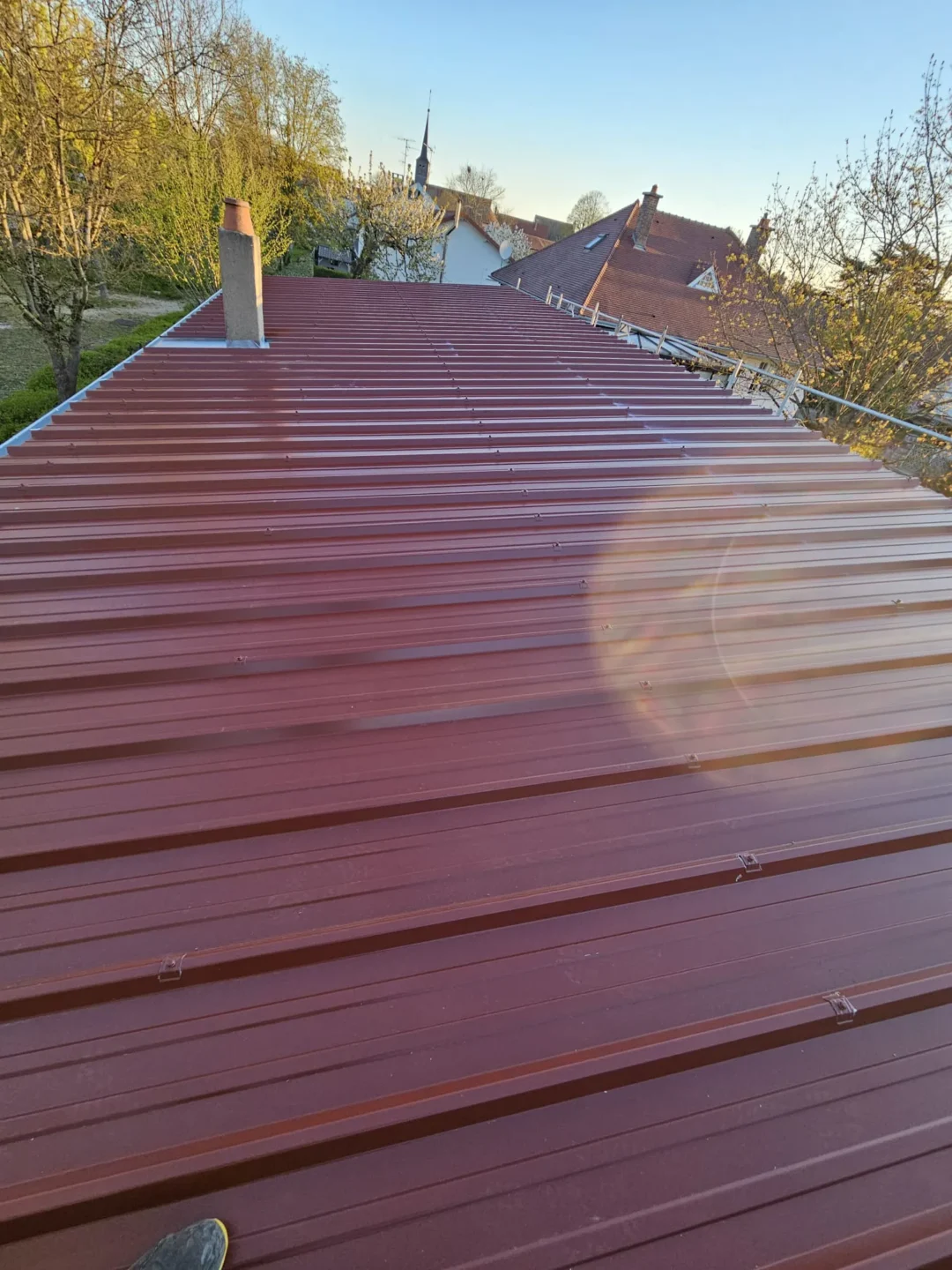 Rénovation d’un toit de carport à Daix (Côte‑d’Or)